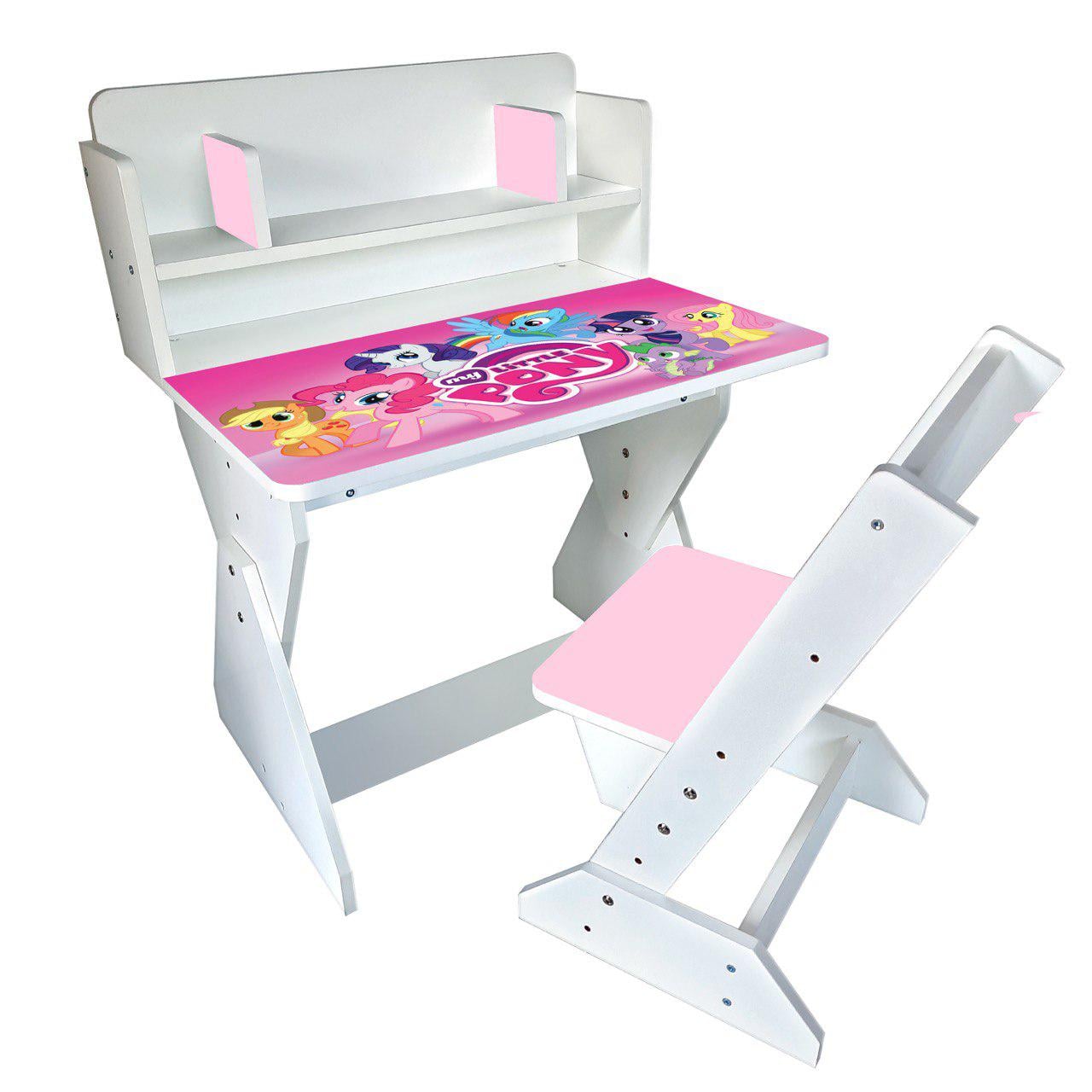 Парта со стульчиком Holy Wood П01 регулируемая с рисунком Little Pony (18136751)