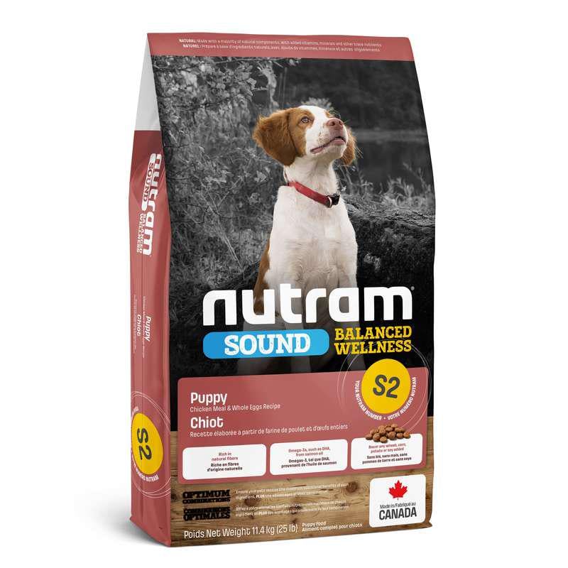 Сухой корм для щенков Nutram S2 Sound Balanced Wellness Puppy с курицей 20 кг (30517)