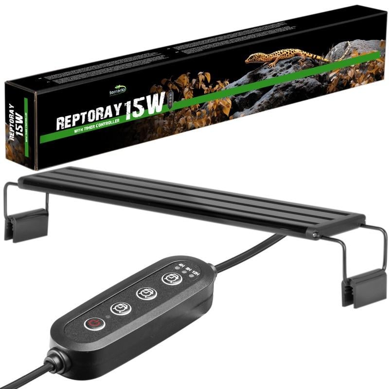 Светильник Terrario ReptoRay 50-60 см 15W LED для террариумов с контроллером времени (TR-REPTORAY-15W) Светильник Terrario ReptoRay 50-60 см 15W LED для террариумов с контроллером времени (TR-REPTORAY-15W)