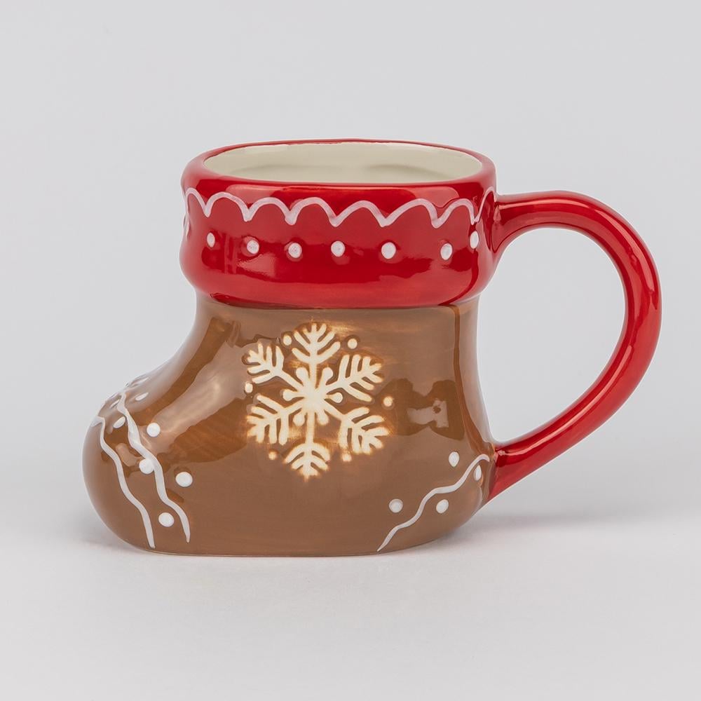 Чашка Різдвяний черевичок 400 мл (6036-012) - фото 1 Чашка Різдвяний черевичок 400 мл (6036-012) - фото 1