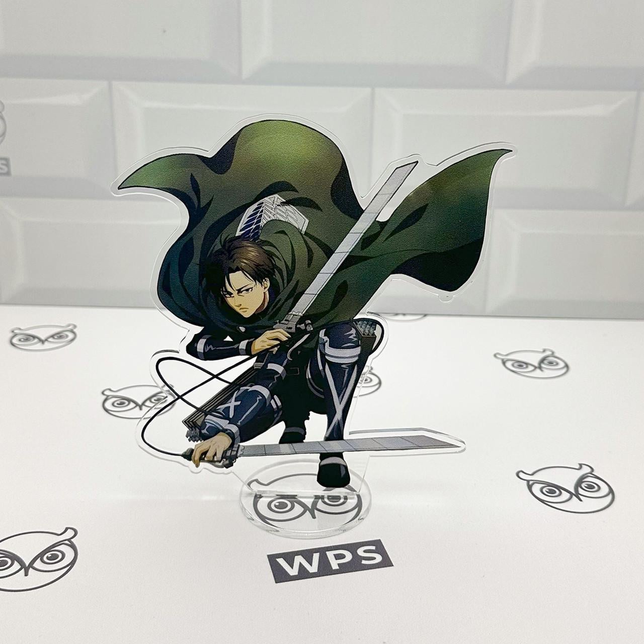 Фігурка колекційна акрилова Аніме Атака титанів Леві Аккерман 1 15 см (2112667750)