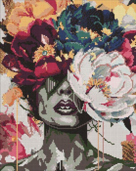 Алмазная мозаика Ideyka Мечтательные пионы 40x50 см (Id-AMO20046)