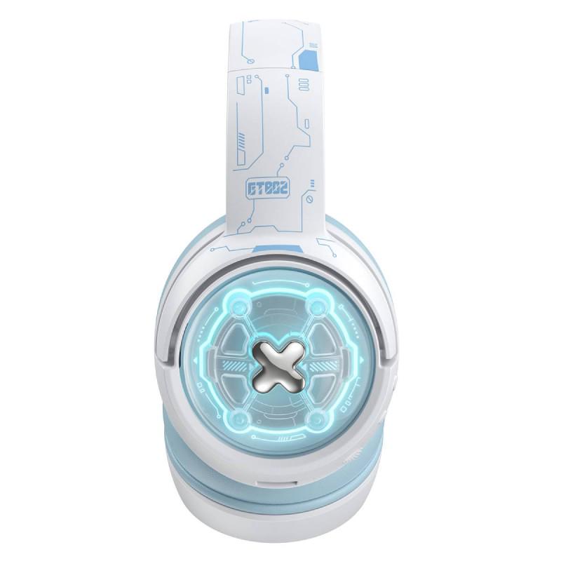 Навушники безпровідні ігрові Onikuma з мікрофоном для геймерів трирежимні Білий (3309937) - фото 3 Навушники безпровідні ігрові Onikuma з мікрофоном для геймерів трирежимні Білий (3309937) - фото 3