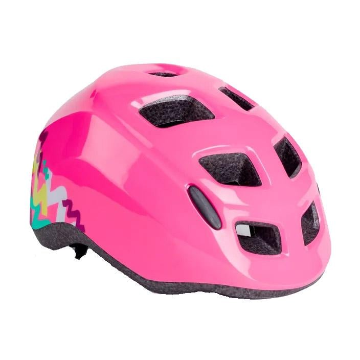 Велосипедный детский шлем KLS ZIGZAG S 50-55 Розовый (8585019395856)