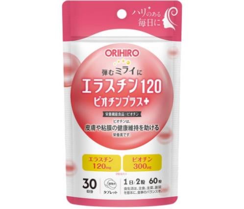 Эластин и биотин для женской красоты и здоровья ORIHIRO Elastin+Biotin Plus 60 шт.