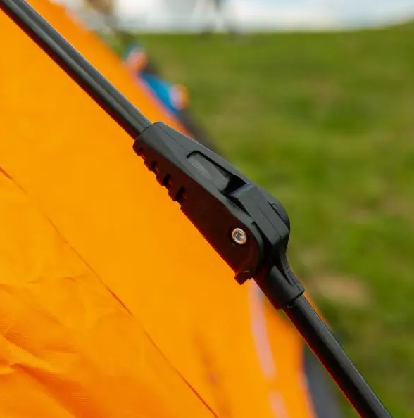 Намет автоматичний на 2-4 особи двошаровий 200х230х130 см Помаранчевий - фото 6