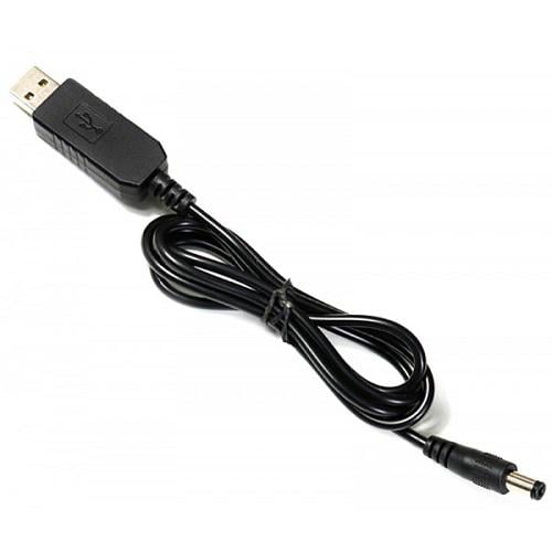 Перехідник Value S1016 для роутера USB-DC5,5х2,1 з 5V на 12V 1 м (571704)