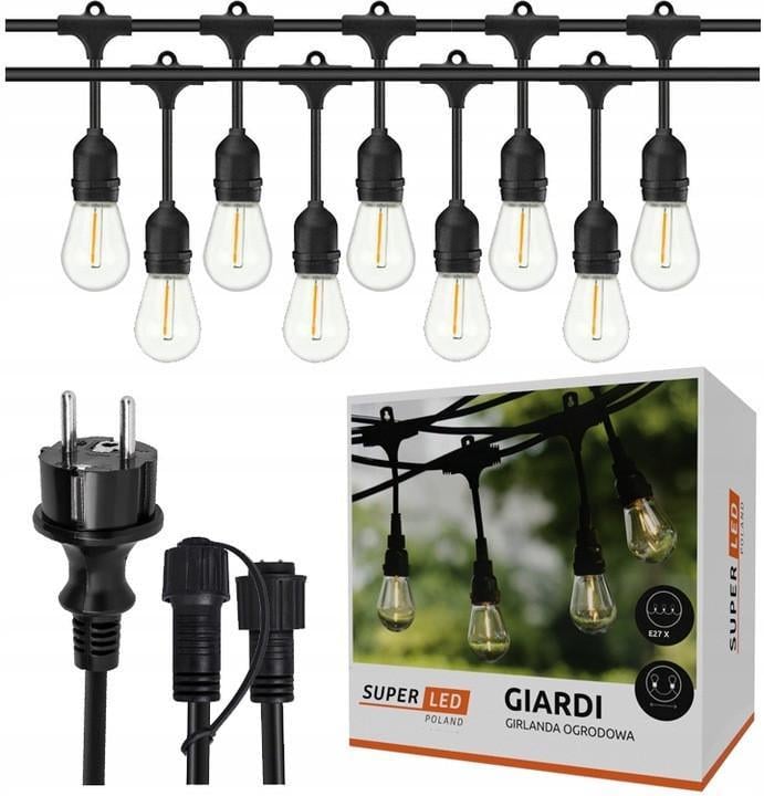 Гирлянда садовая 10 м с 10 LED-лампами E27 (33977523)