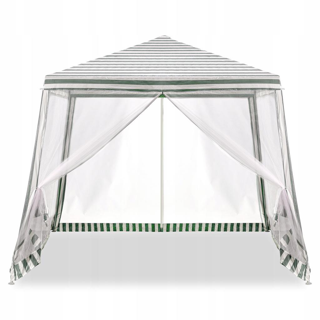 Садовый павильон с москитной сеткой 3х3х2,4 м Белый (КХ4074)
