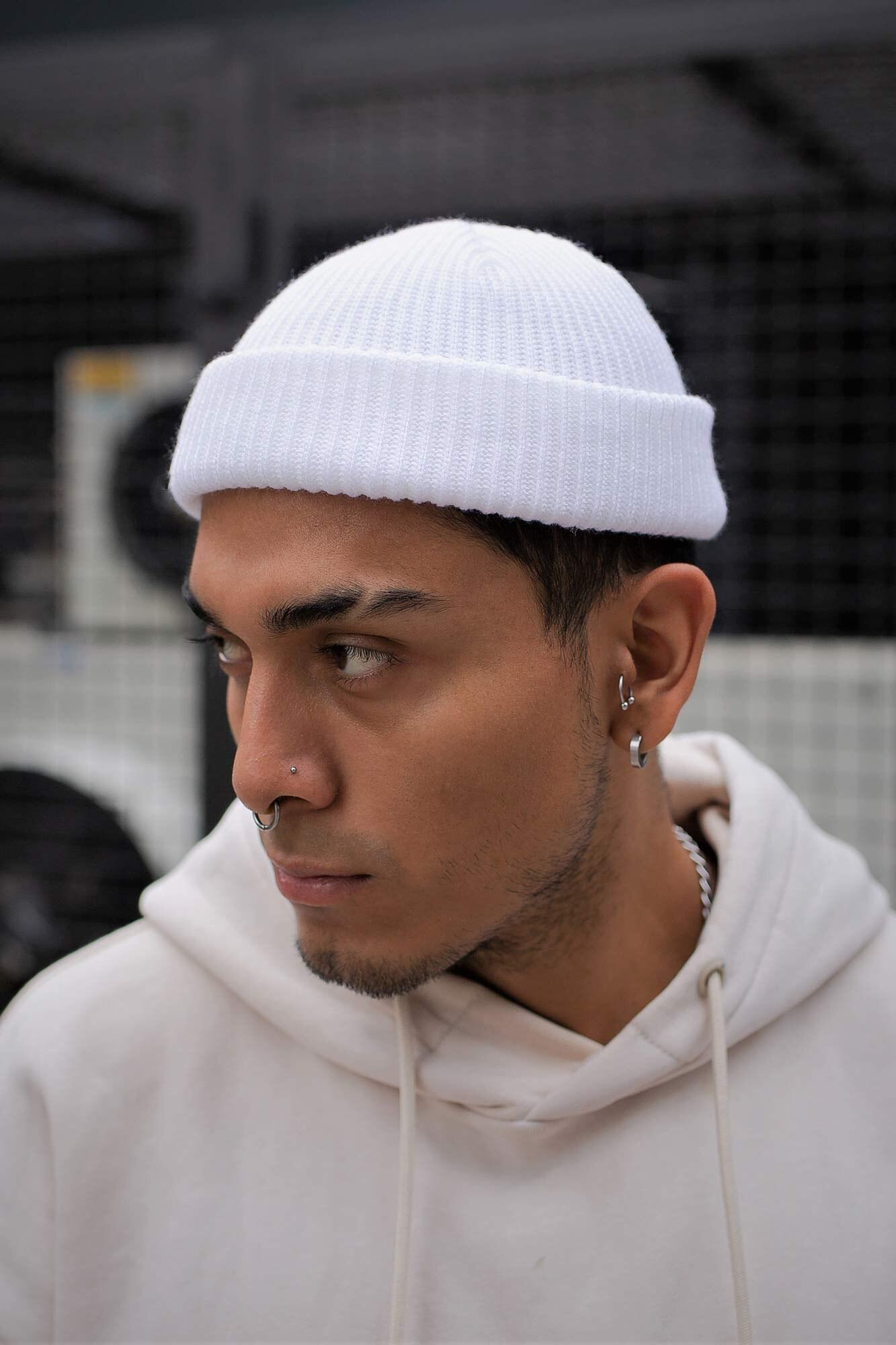 Шапка-бини Without Leon man Белый (8048227)