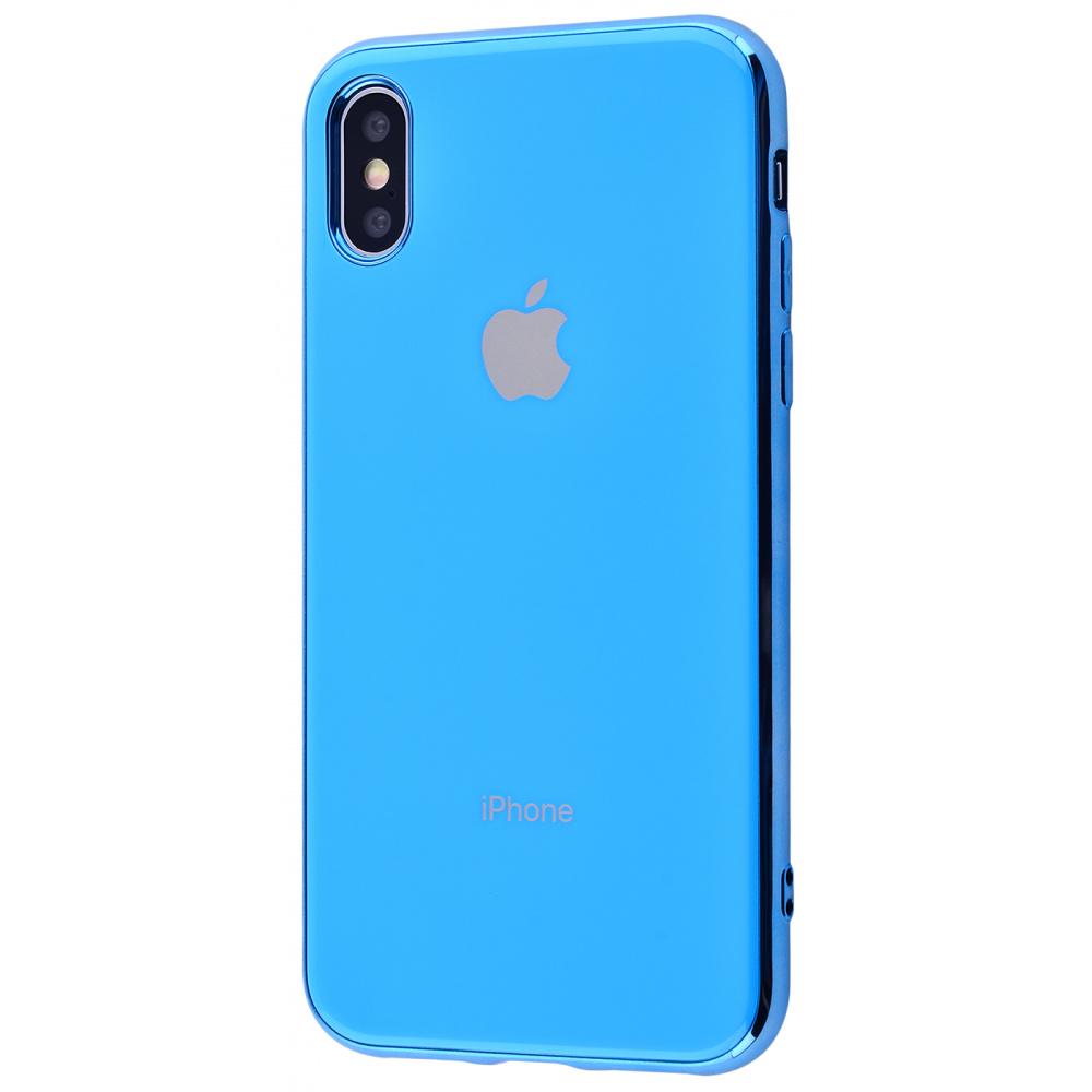 Чехол PRC Silicone для iPhone case TPU для iPhone XS Max Blue