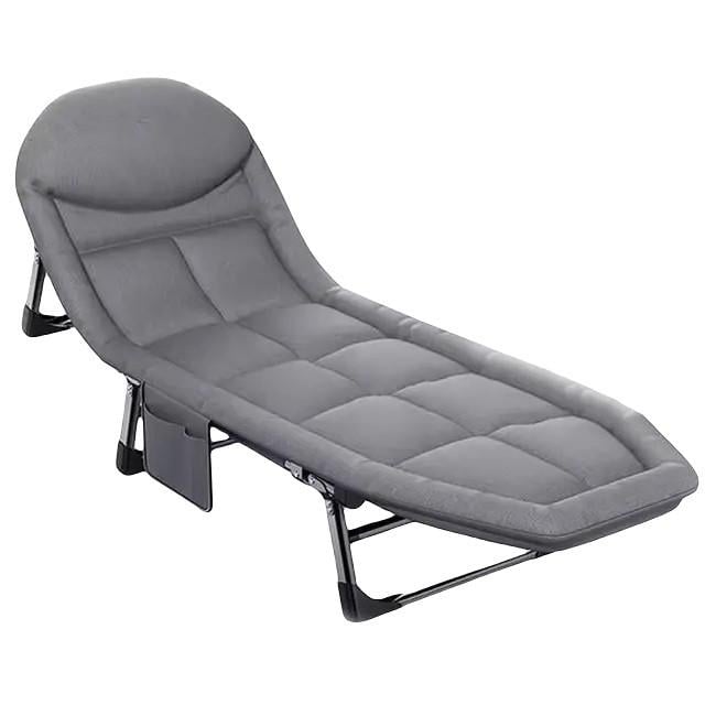 Ліжко-розкладачка для кемпінгу RIAS R-49 193x64x43 см Grey (3_06098) Ліжко-розкладачка для кемпінгу RIAS R-49 193x64x43 см Grey (3_06098)