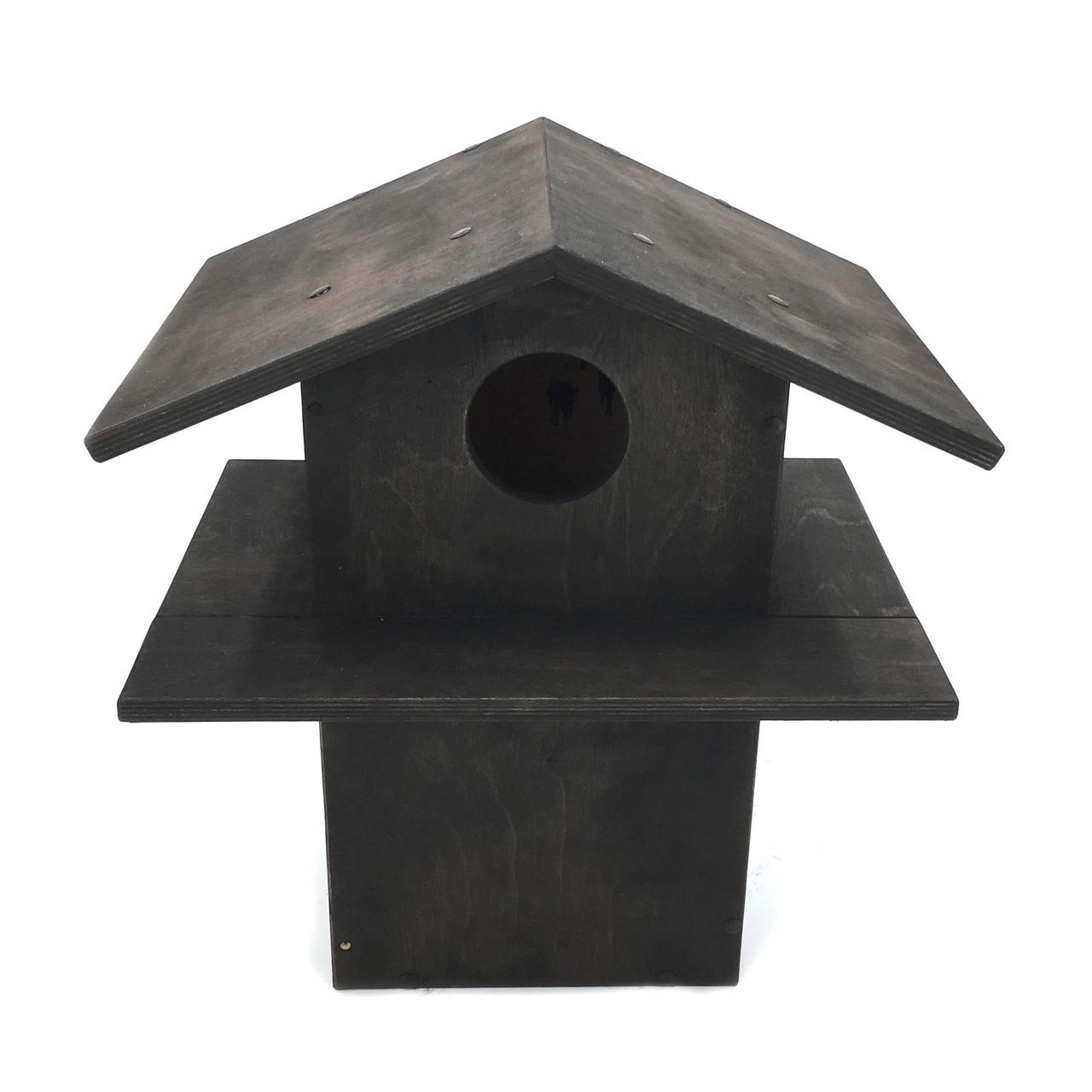 Будиночок для білок з дерева Манджур Венге (ДДБ-000812) - фото 2