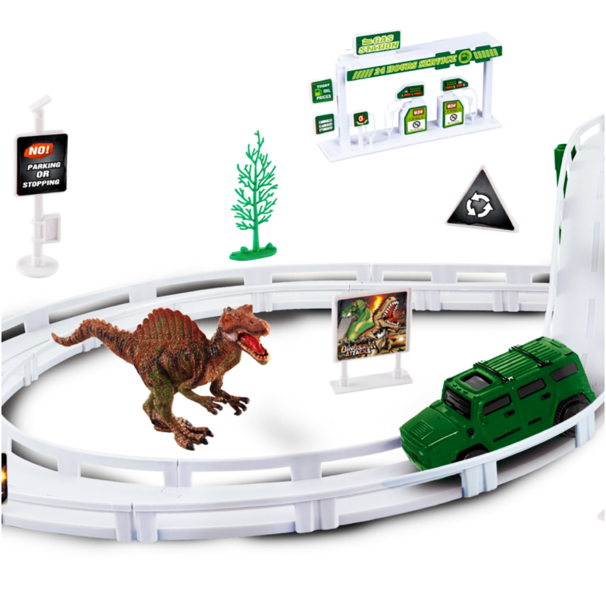 Ігровий набір SUNROZ Dinosaur Series Track гоночний трек з динозаврами 270 см 37 пр. (SUN2249) - фото 3 Ігровий набір SUNROZ Dinosaur Series Track гоночний трек з динозаврами 270 см 37 пр. (SUN2249) - фото 3