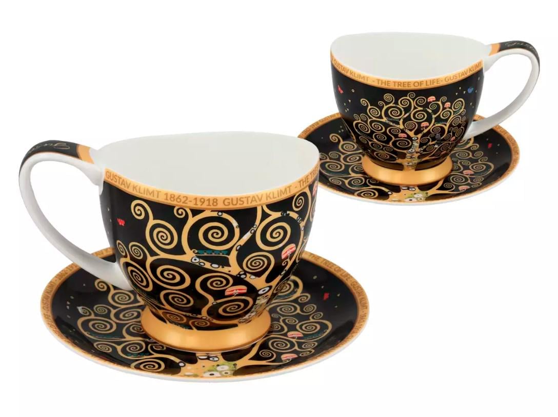 Чашка фарфоровая с блюдцем Carmani Г. Климт Дерево жизни 350 мл (532-3053) - фото 6 Чашка фарфоровая с блюдцем Carmani Г. Климт Дерево жизни 350 мл (532-3053) - фото 6