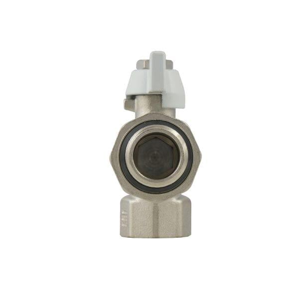 Кран кутовий Raftec DN15 метелик з американкою 1/2" White - фото 4