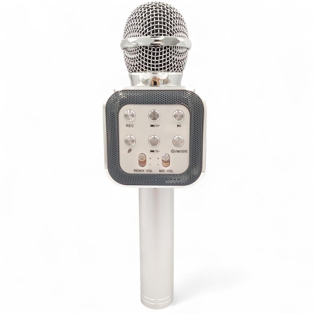 Микрофон для караоке DM WS1818 Bluetooth с динамиками Белый (MLD_V97a)