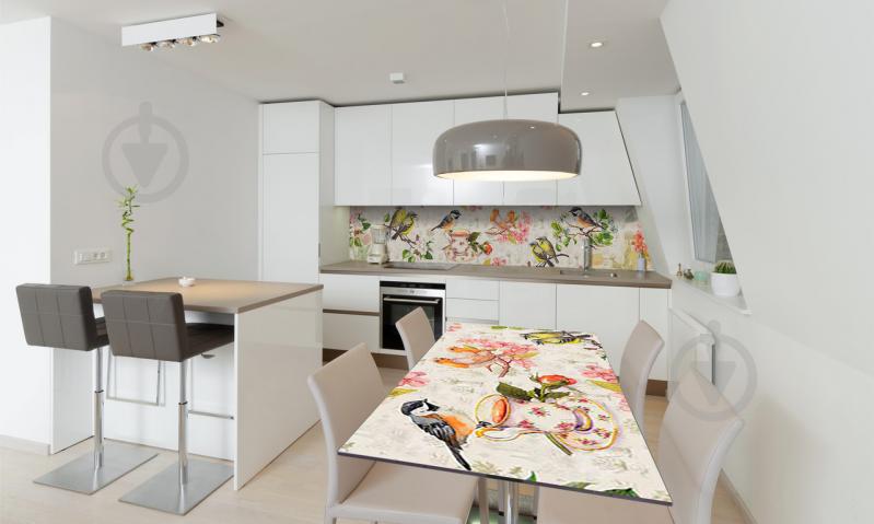 Наклейка виниловая на стол Zatarga «Акварельные Птицы и Цветы» 650х1200 мм Z180347/1st Наклейка виниловая на стол Zatarga «Акварельные Птицы и Цветы» 650х1200 мм Z180347/1st