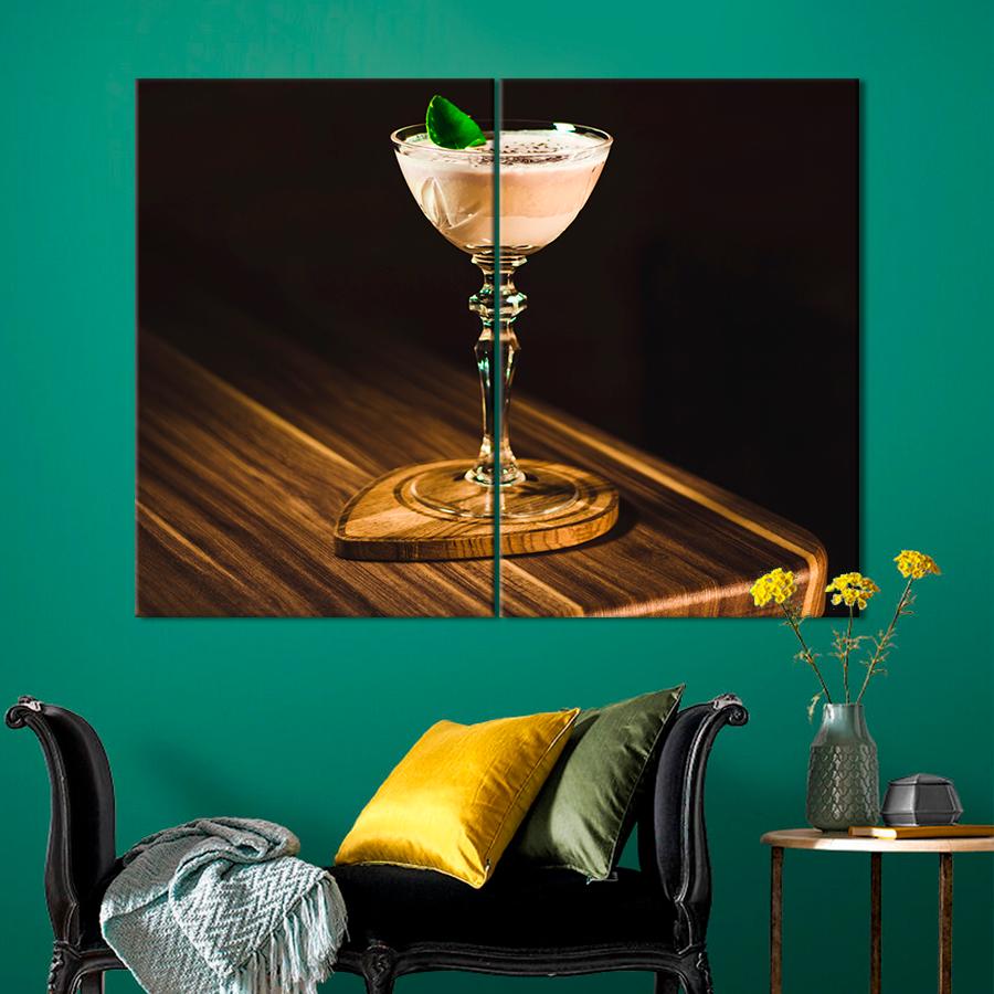 Настенний декор Сладкий кофейный коктейль 71x51 см (A534-2)
