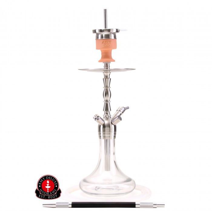 Кальян AMY Deluxe SS 10 Little hammer на 1 персону 57 см Прозрачный (641105196)