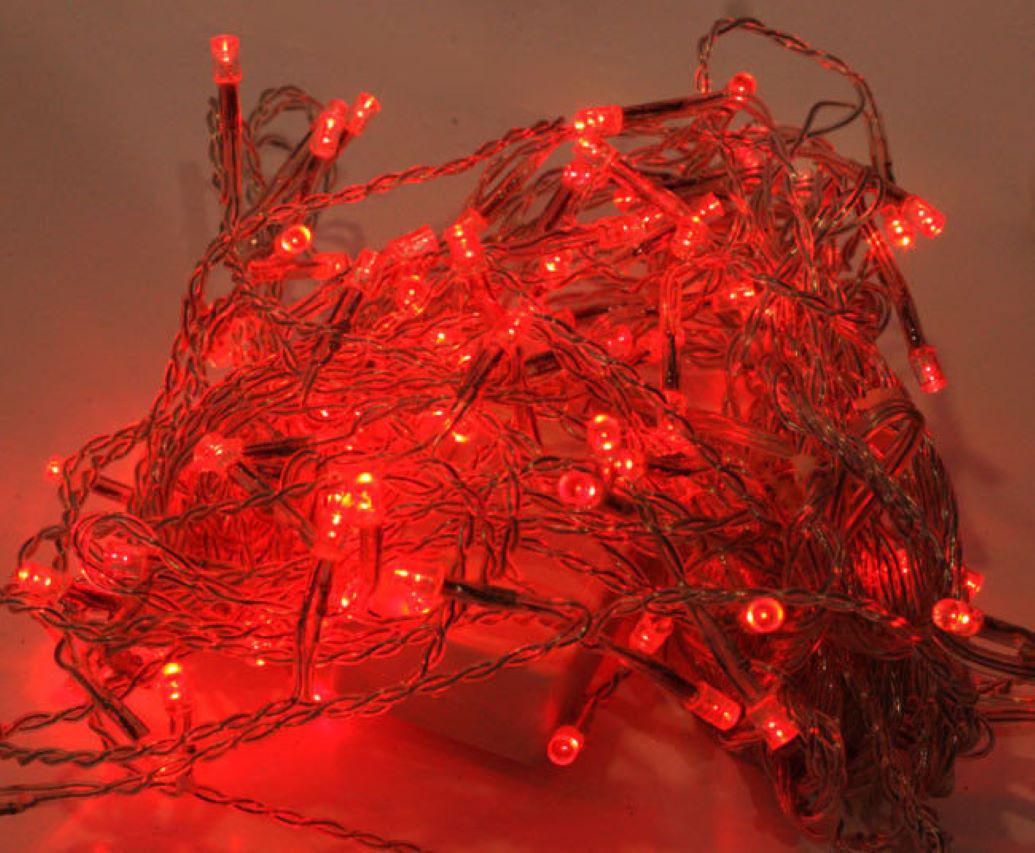 Гирлянда светодиодная Lampiki на 100 LED для помещения и улицы под накрытием 8 режимов от сети (7b9023fa)