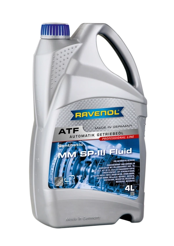 Масло для АКПП RAVENOL ATF SP-III синтетика 4 л (1212103-004)