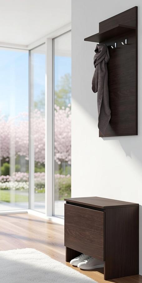 Прихожая Мастер Форм A 600/500/40 550 мм 55х37,6х200 мм Венге магия Прихожая Мастер Форм A 600/500/40 550 мм 55х37,6х200 мм Венге магия