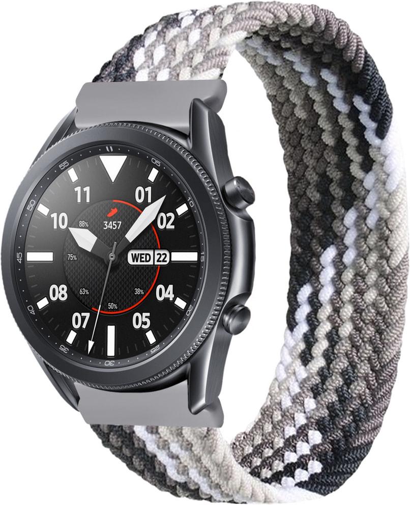 Ремешок Solo Loop Multi для Galaxy Watch 3 45 мм (145 мм) Black Silver (33648-03)