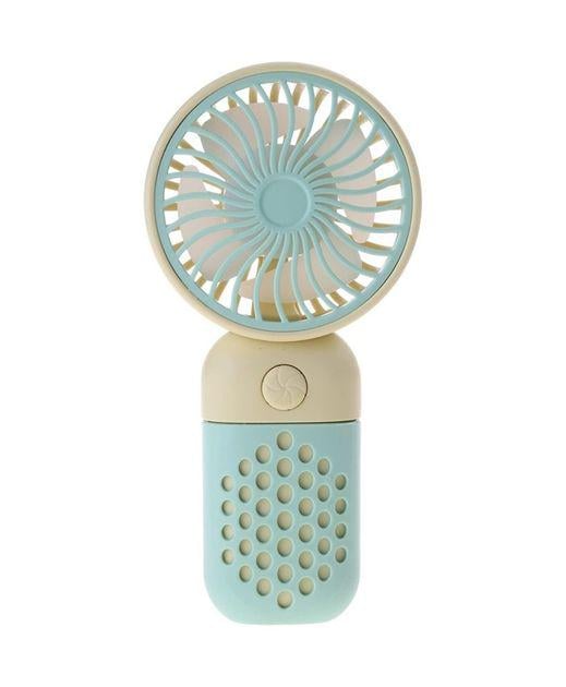 Вентилятор ручной Mini Fan Z8 7186 аккумуляторный с USB-зарядкой Желтый с салатовым (30306694)