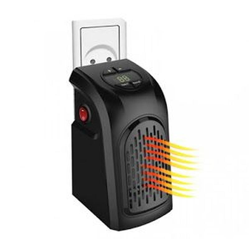 Тепловентилятор-дуйка Handy Heater з пультом 400 Вт Black (2459) - фото 2