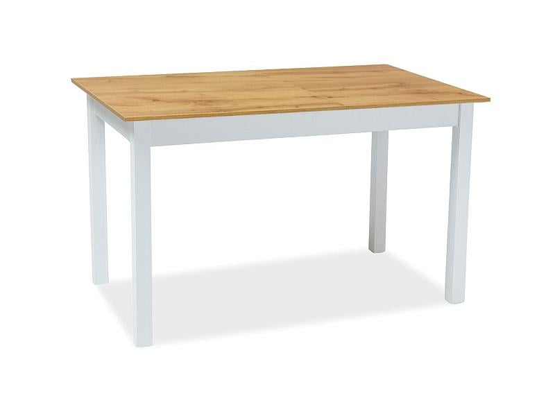 Стол обеденный Signal HORACY 125/170x75 Дуб вотан/Белый мат