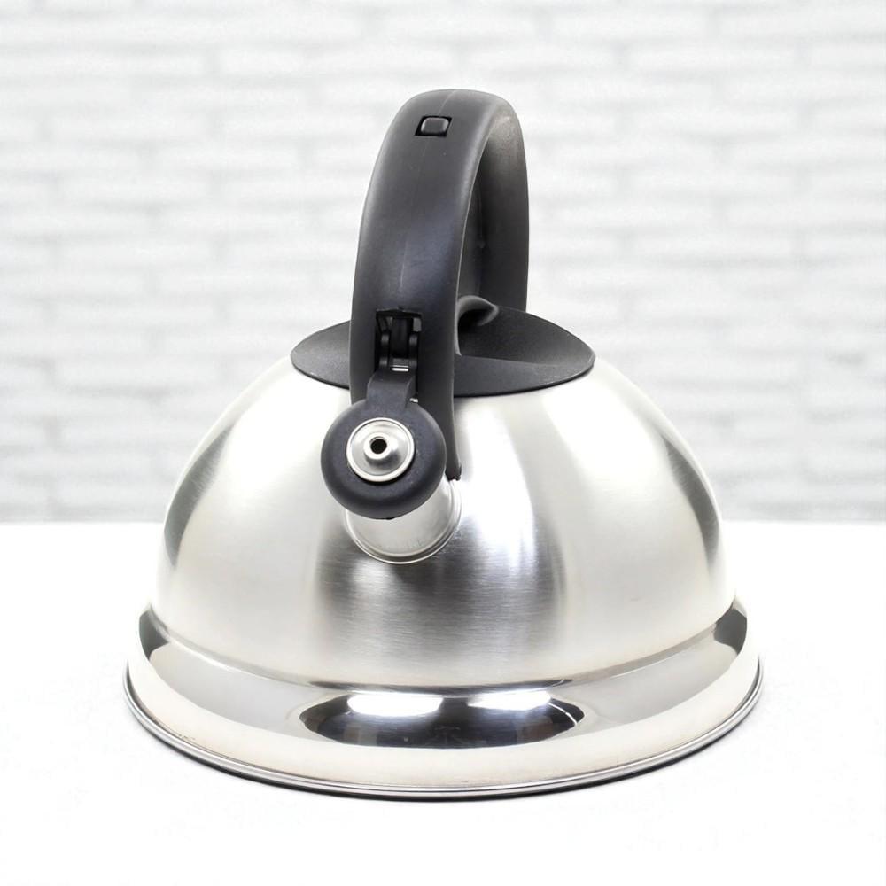 Чайник для всех видов плит Classic Steel с свистком капсульное дно нержавеющая сталь 3 л (03-MH-3603) - фото 8 Чайник для всех видов плит Classic Steel с свистком капсульное дно нержавеющая сталь 3 л (03-MH-3603) - фото 8