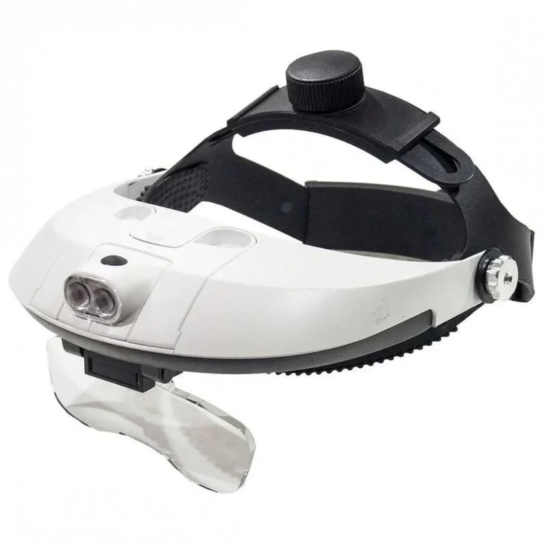 Лупа бинокулярная Magnifier 81001-H LED 1x-6x