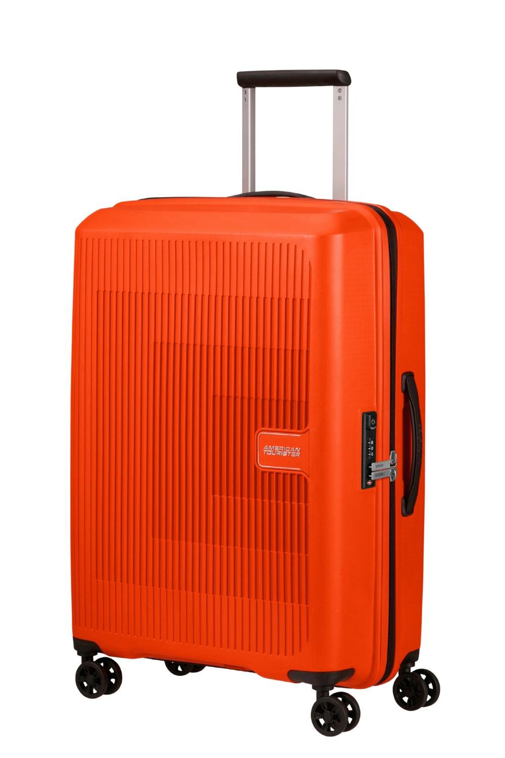 Валіза American Tourister AEROSTEP 67x46x26/29 см Помаранчевий (MD8*96002) - фото 1