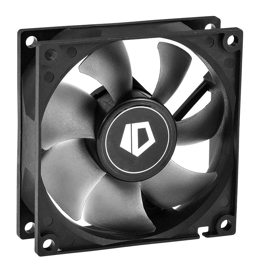 Вентилятор корпусный ID-Cooling NO-8025-SD 80 мм 3-pin Black (26075023)