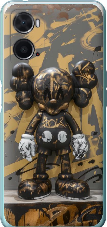Чехол на Oppo A76 Bronze kaws (6097u-2760-42517)