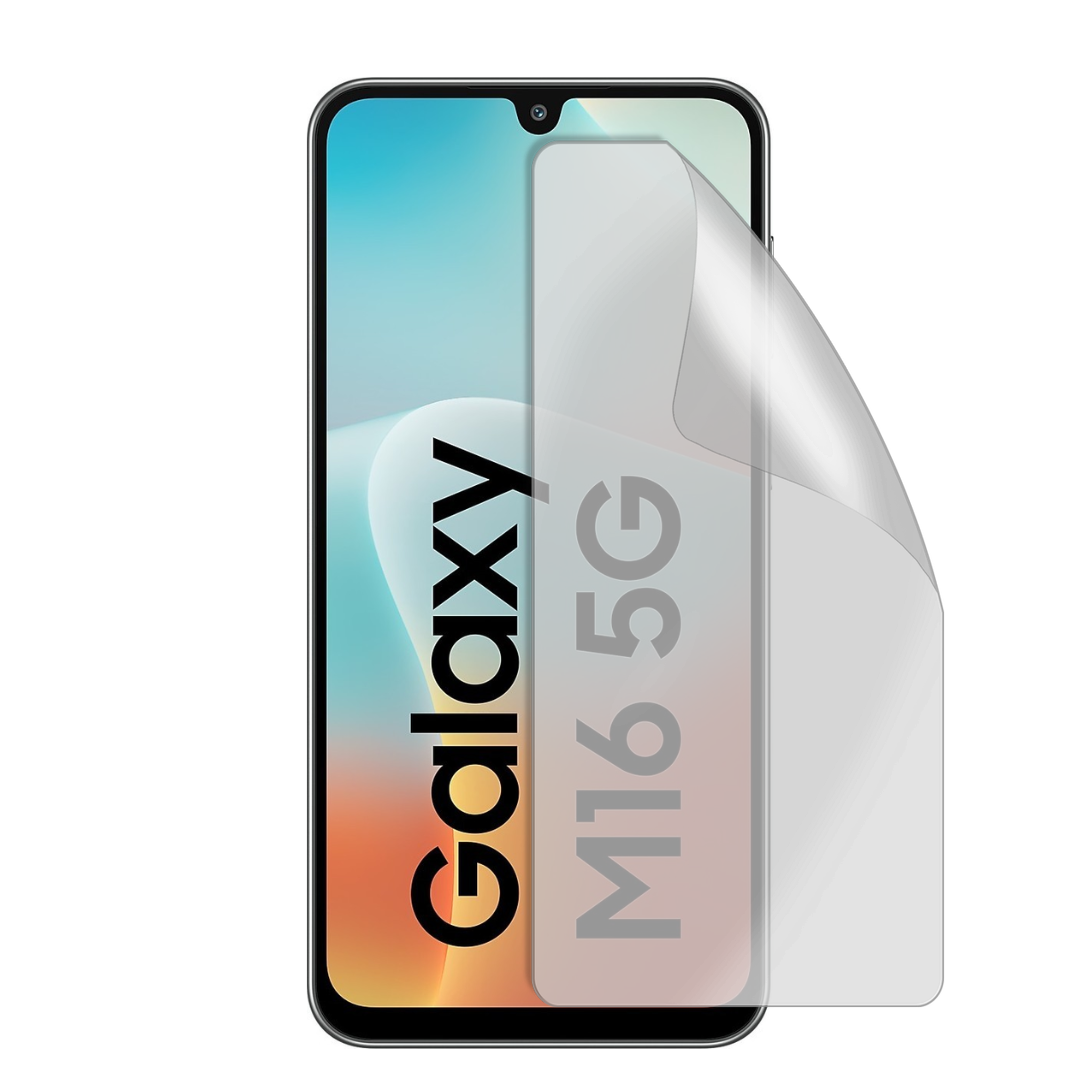 Защитная гидрогелевая глянцевая пленка Антишпигун на экран смартфона Samsung Galaxy M16 5G (HF-AC02SNG-001-165)