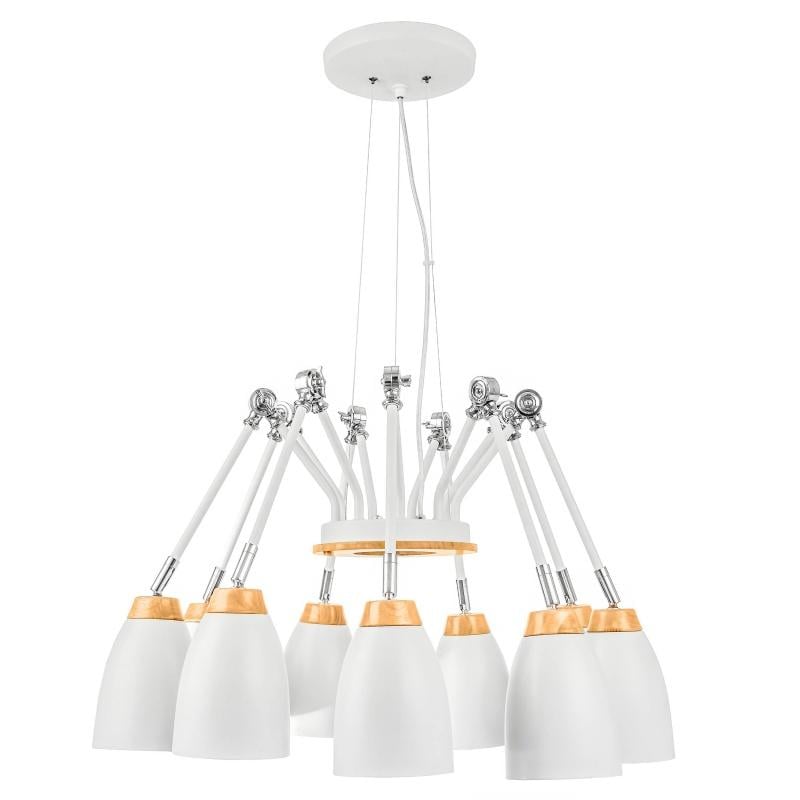 Люстра прованс паук Brille BL-470S/9 E27 WH