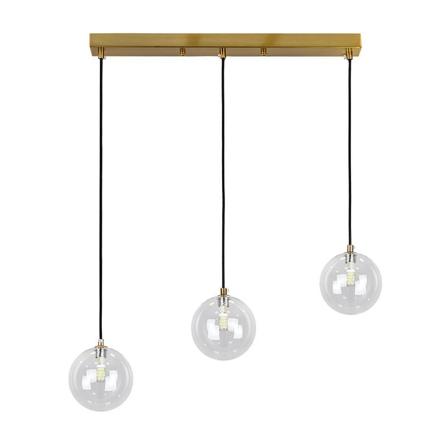 Светильник подвесной Lighthouse LS-19527-3 BRZ/CL 500 плафон прозрачный Бронзовый