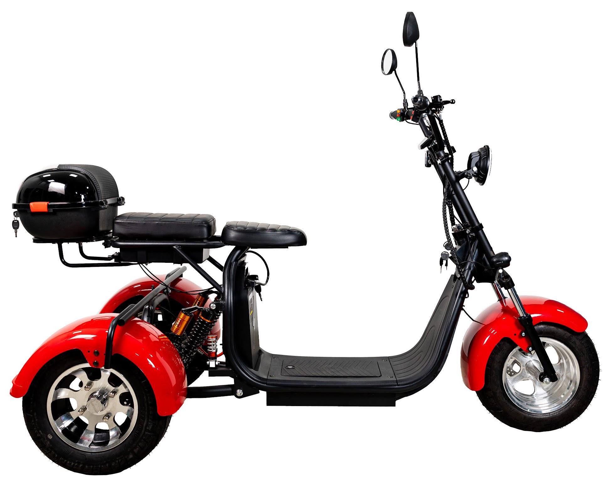 Электроскутер ATLAS Hunter 2500 W Red (2010) - фото 2 Электроскутер ATLAS Hunter 2500 W Red (2010) - фото 2