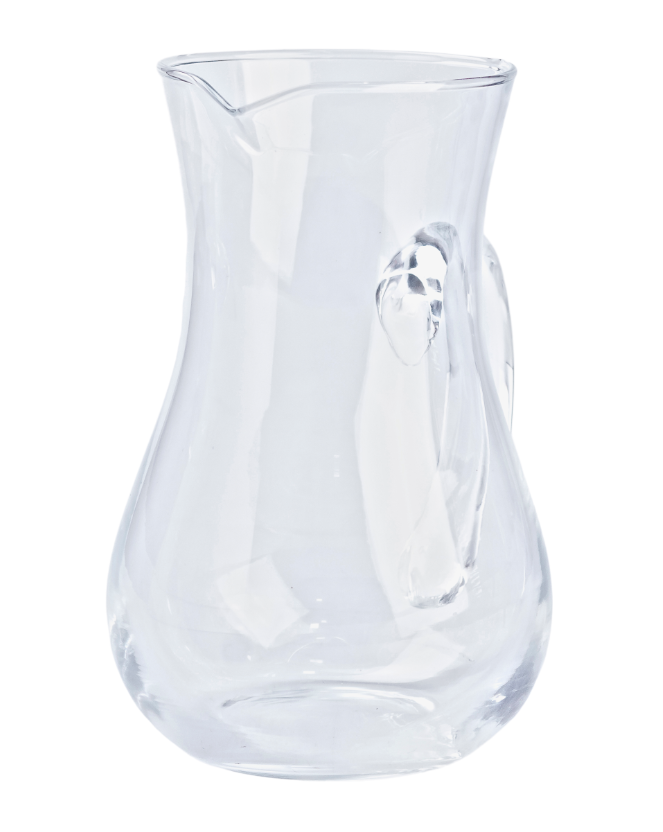 Кувшин Cali из толстого стекла фигурный 1,2 л Прозрачный - фото 3