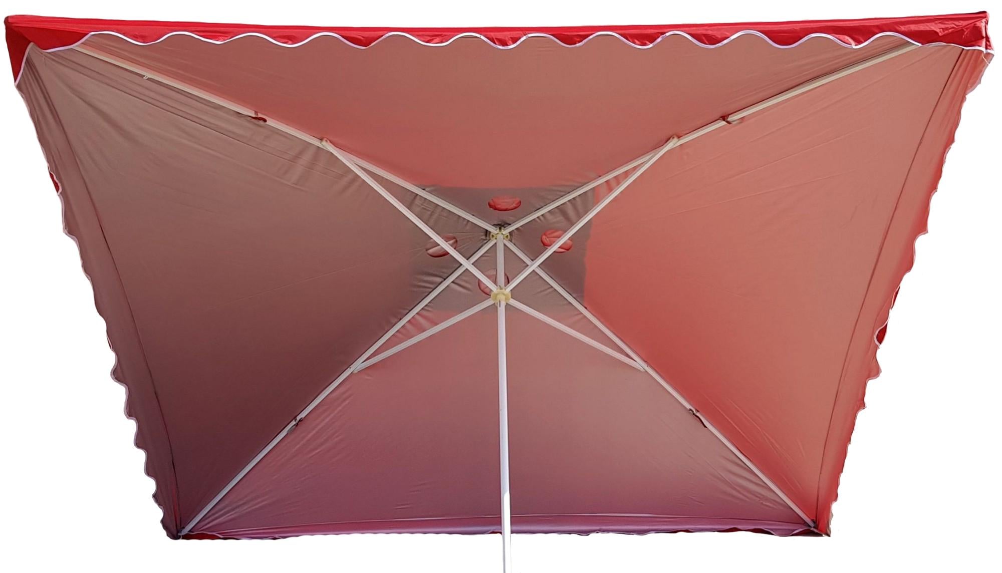 Зонт пляжный Plast с клапаном 3 м Красный (MR12345)