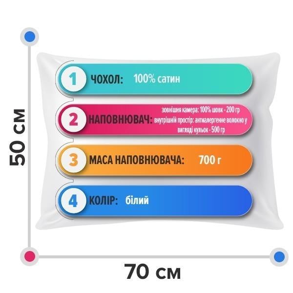 Подушка Billerbeck Шейла 50х70 см (1921-02/57) - фото 4 Подушка Billerbeck Шейла 50х70 см (1921-02/57) - фото 4