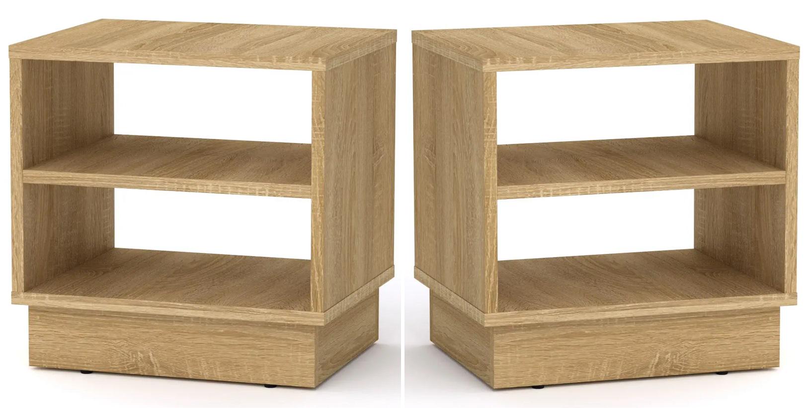 Тумба приліжкова комплект 2 шт. Компаніт ПКТ-7 Дуб сонома (26655435)