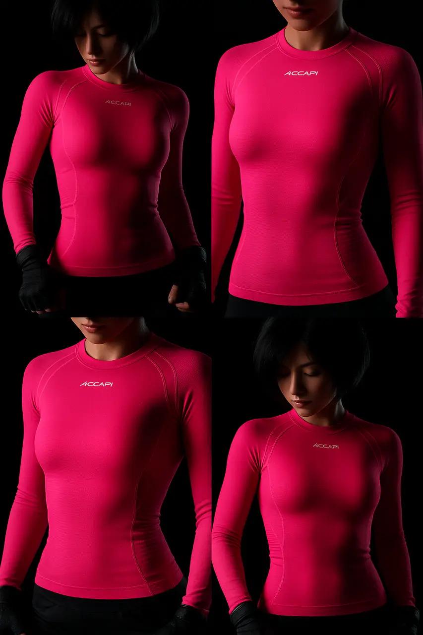 Термофутболка з довгим рукавом жіноча Accapi Polar Bear Pink (A745 927) - фото 5