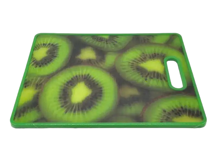 Доска разделочная прямоугольная c рисунком 3D пластиковая 30x38 см (18804)