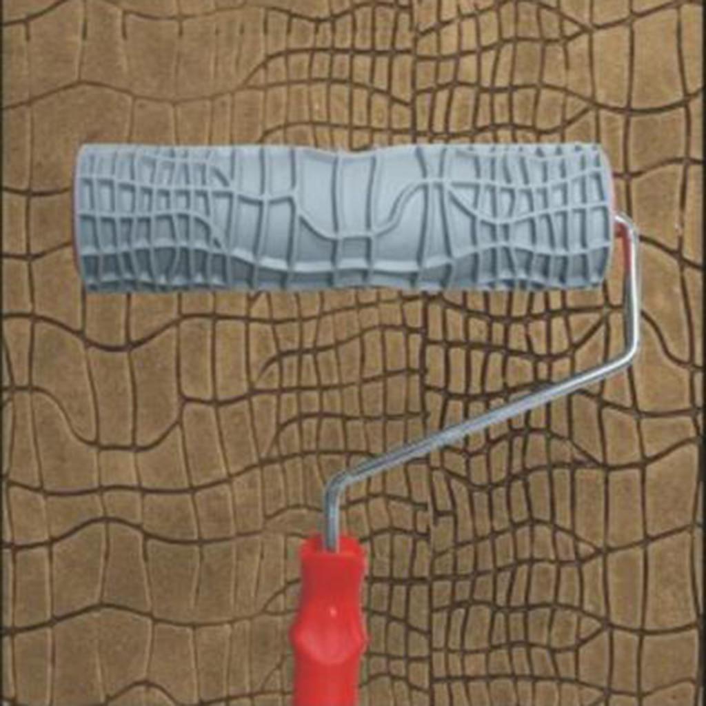 Валик структурний Шкіра крокодила гумовий 250х60 мм (722T 2246) - фото 5 Валик структурний Шкіра крокодила гумовий 250х60 мм (722T 2246) - фото 5