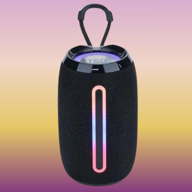 Колонка портативная USB с ремешком/аккумуляторная Черный (TG653) - фото 4 Колонка портативная USB с ремешком/аккумуляторная Черный (TG653) - фото 4