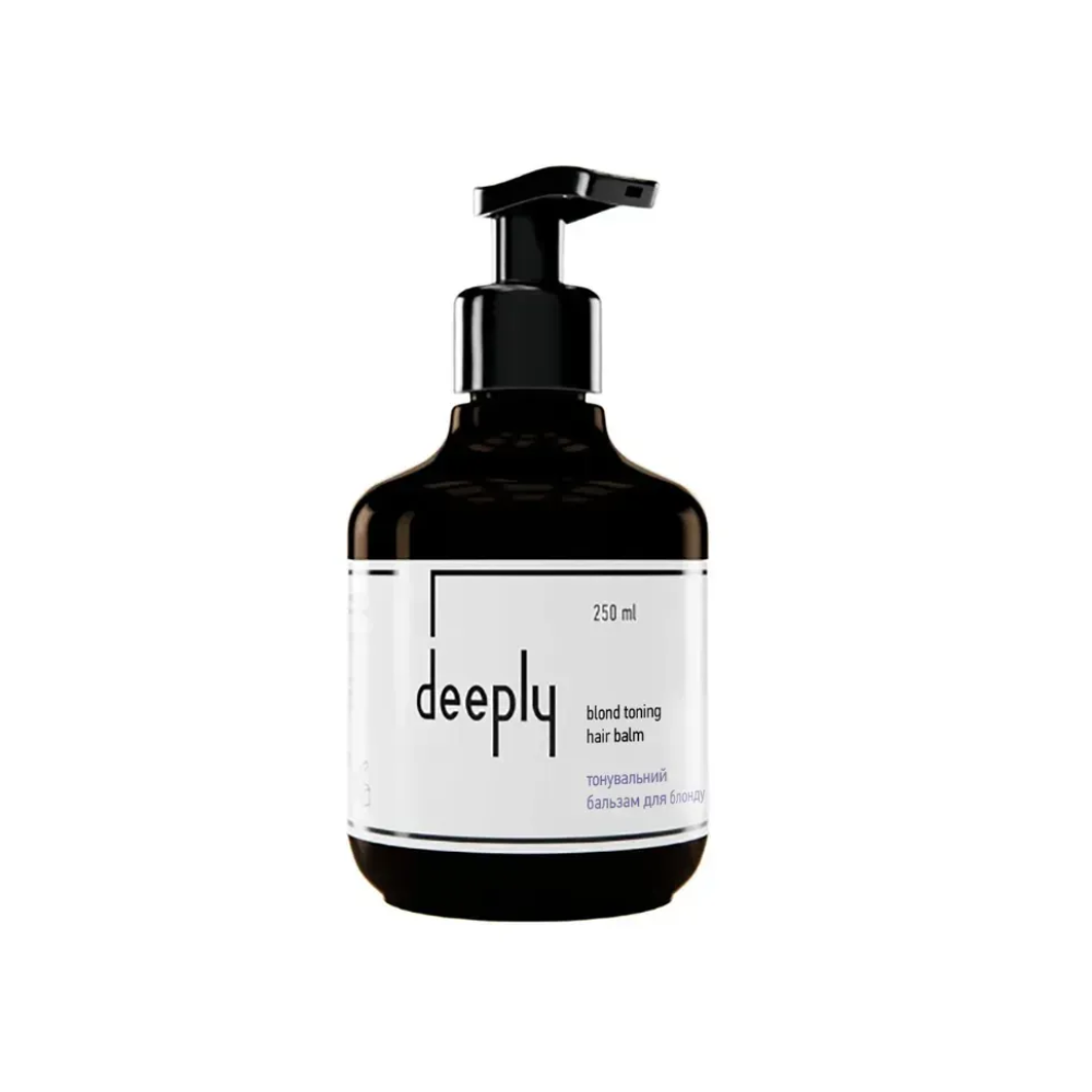 Бальзам тонувальний для блонду deeply blond toning hair balm 250 мл