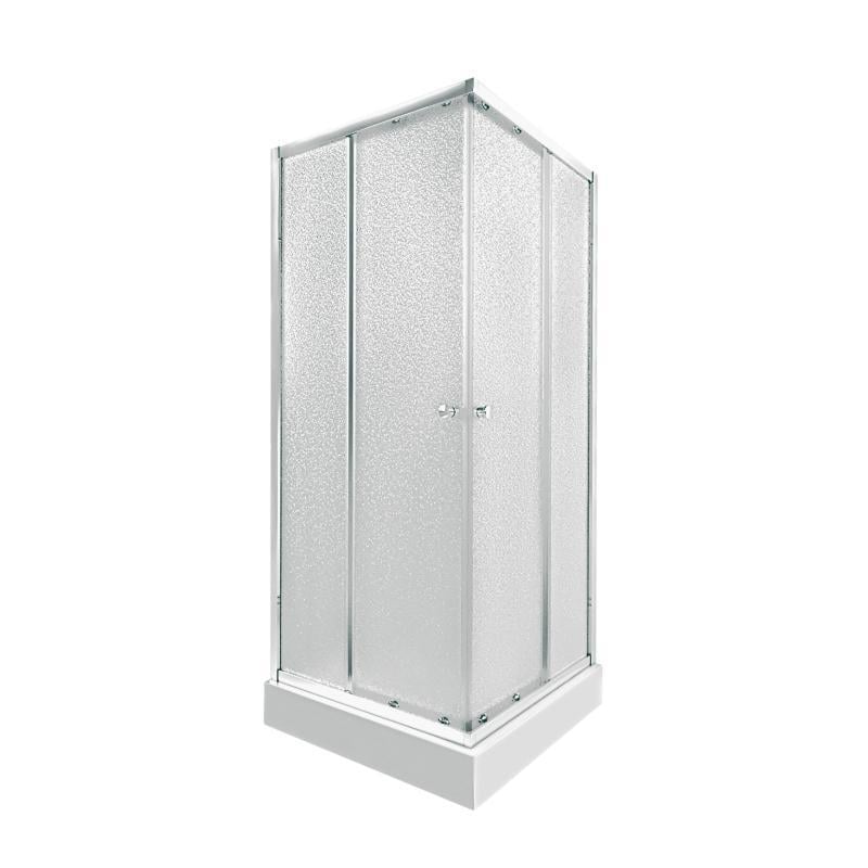 Набор Qtap душевая кабина Presto CRM1099SP5 Pear 1970x900x900 мм и поддон Tern 309912C 90x90x12 см с сифоном (SD00048939)